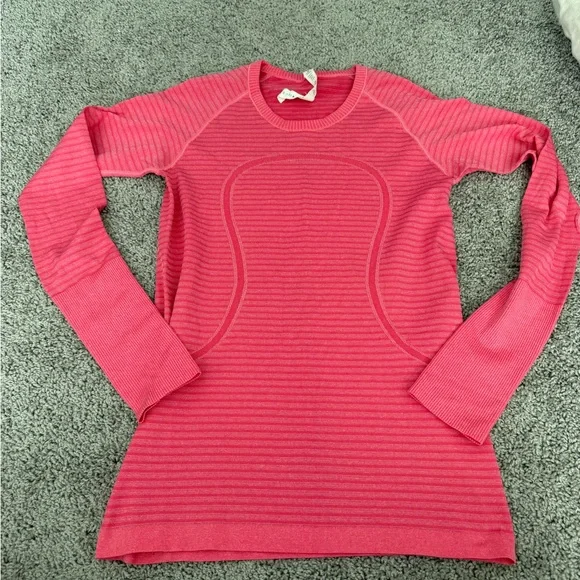 Lululemon  swiftly tech Coral Long Sleeve Top - Picture 12 of 16